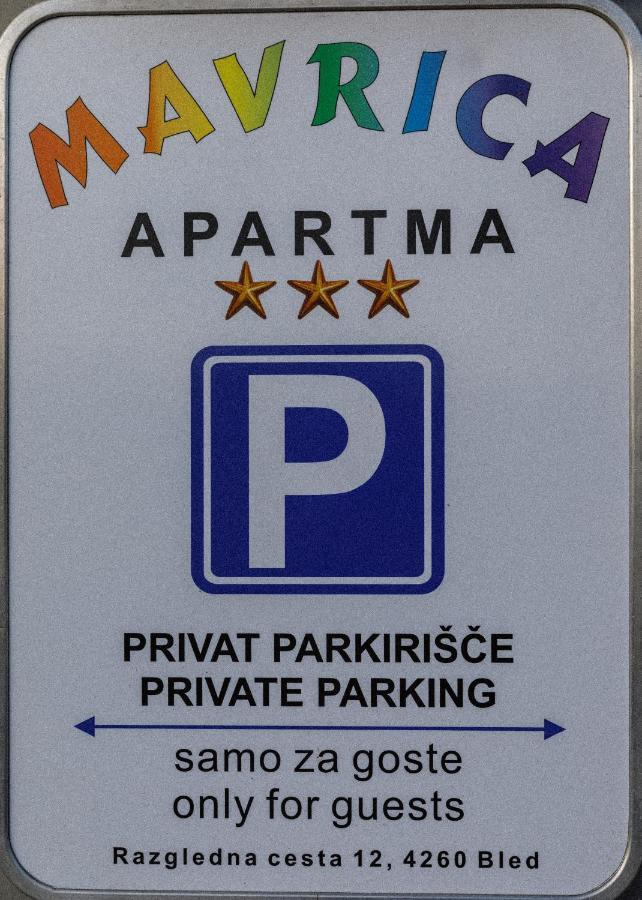 Apartment Mavrica בלד מראה חיצוני תמונה